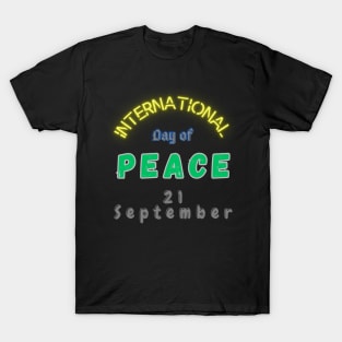 World in Peace September 21 T-Shirt